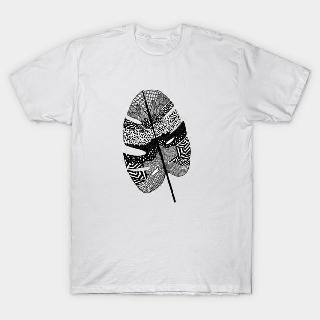 Monstera Leaf T-Shirt by CarissaTanton